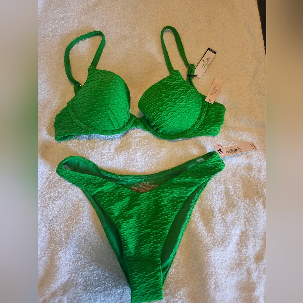 Victoria Secret Green Bikini Set